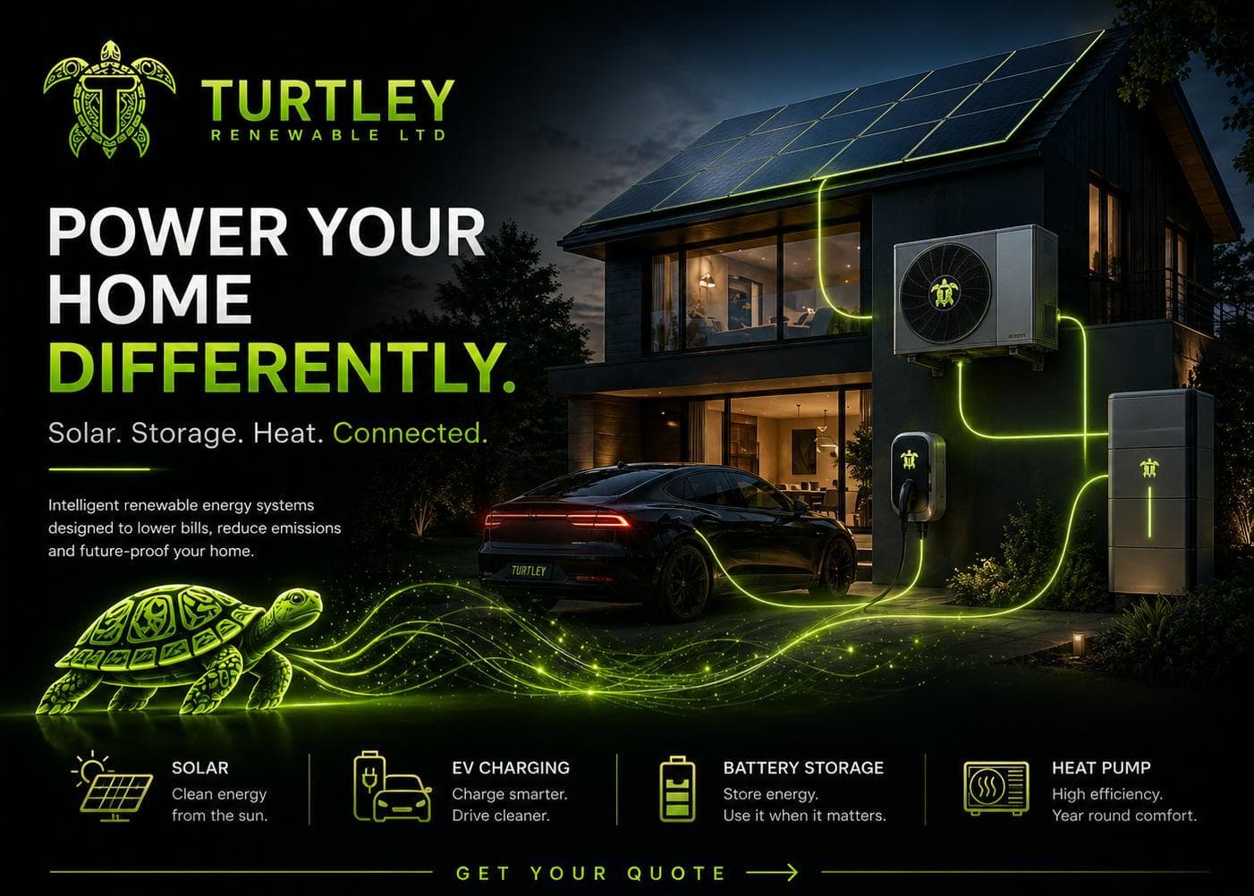 Power your home differently campaign creative